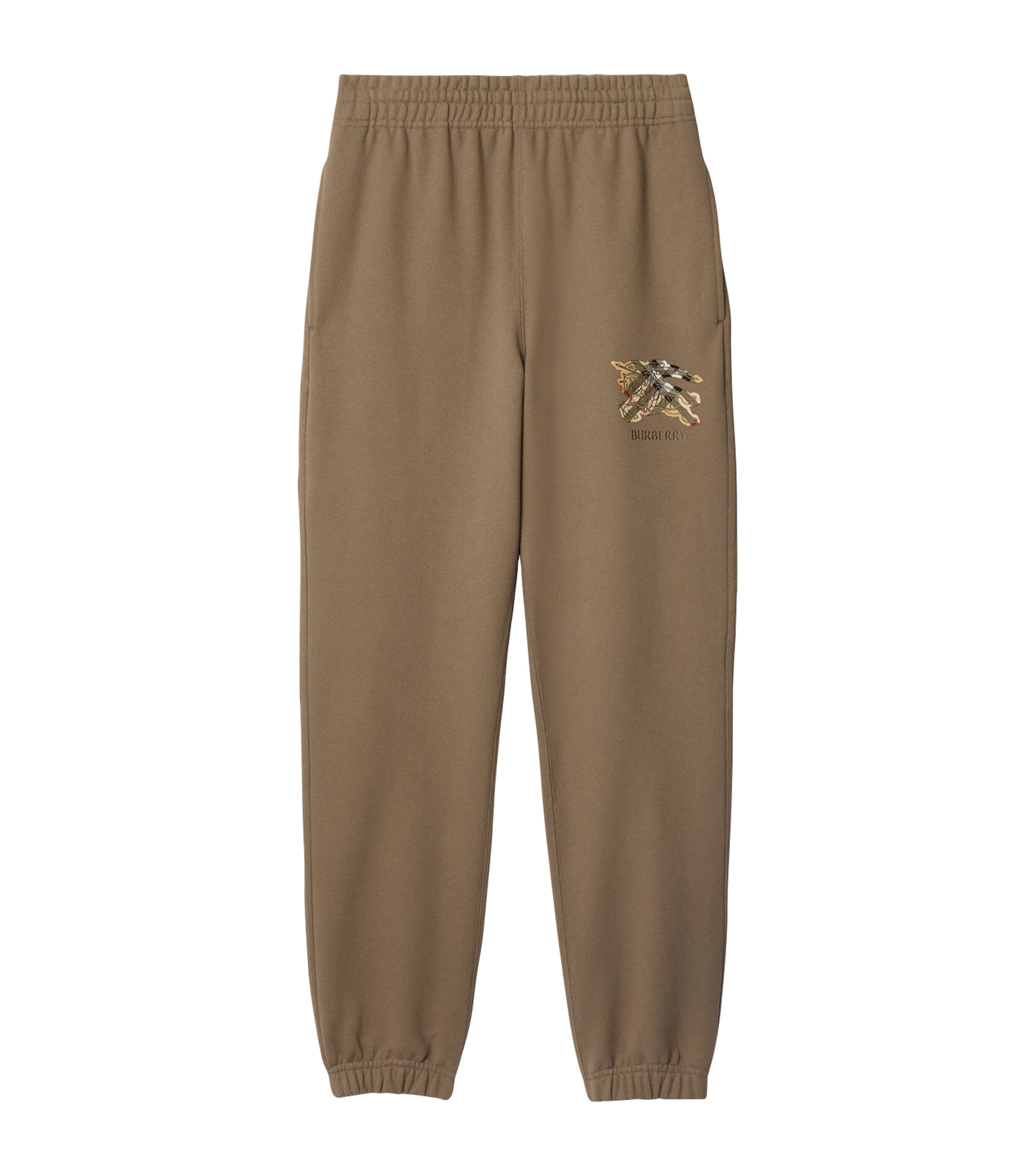Cotton Check EKD Slim Sweatpants CLAY BROWN Image 1