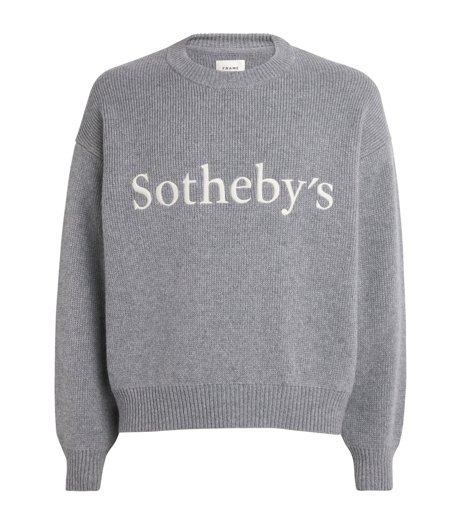 x Sotheby's Cashmere Sweater GREY MELANGE Image 1