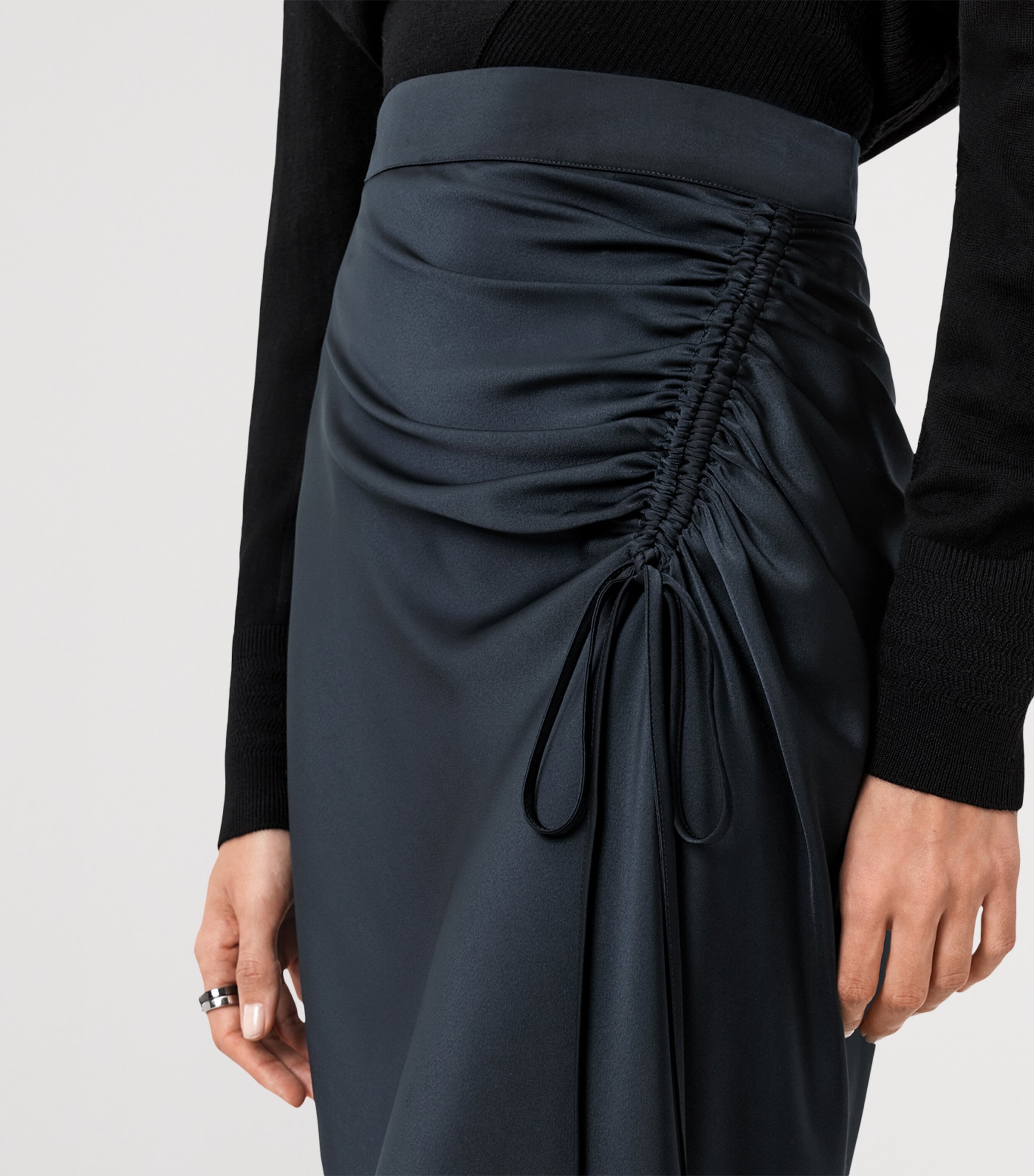 Gathered Alexia Maxi Skirt COLLEGIATE BLUE Image 4