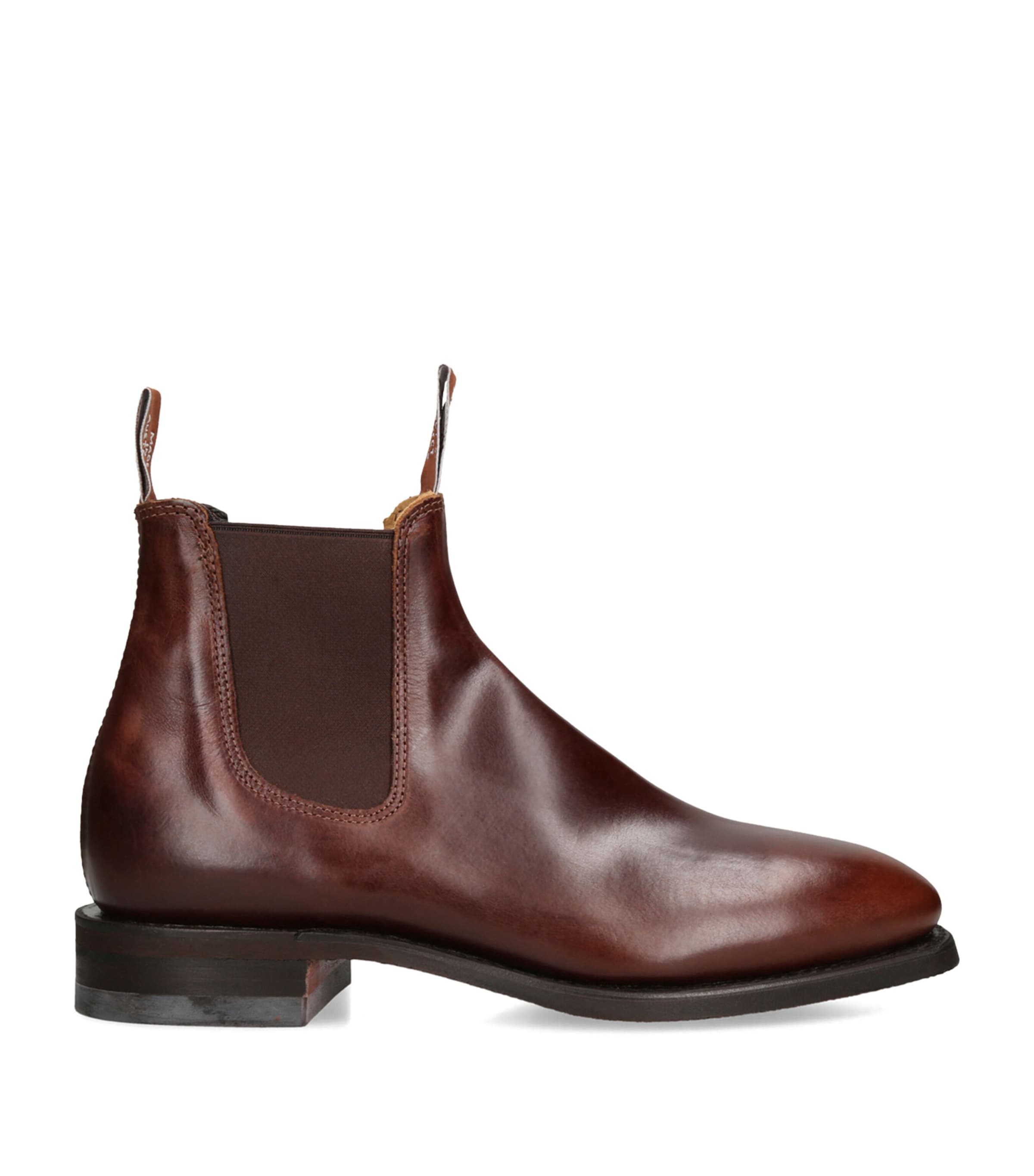 Rm Williams Leather Ankle Boots In Brown