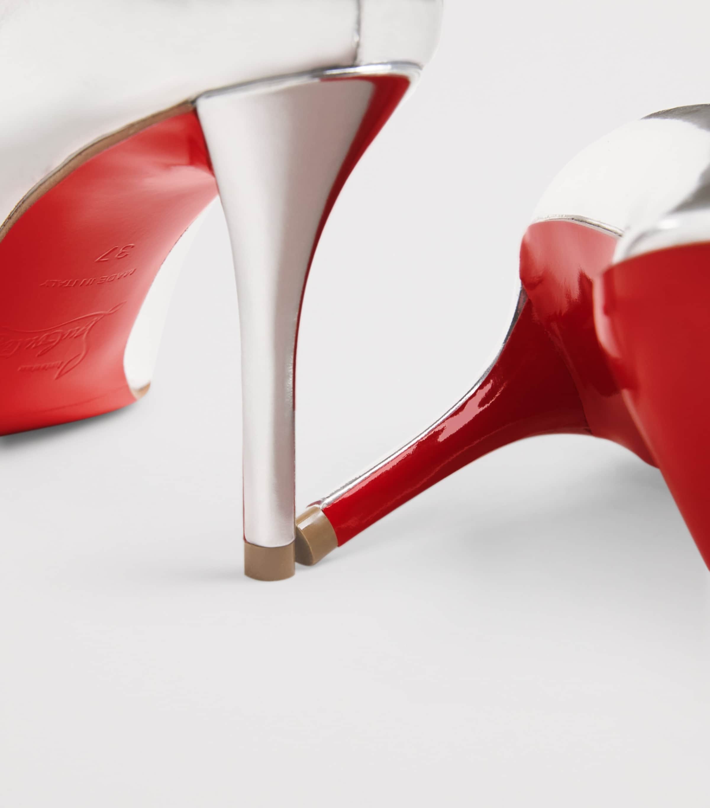 Christian Louboutin Womens Miss Z Patent Leather Pumps  80 Image 7