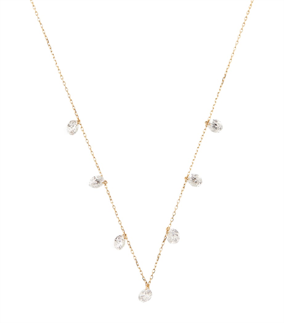 Yellow Gold and Diamond 7-Stone Danaé Necklace GOLD Image 1
