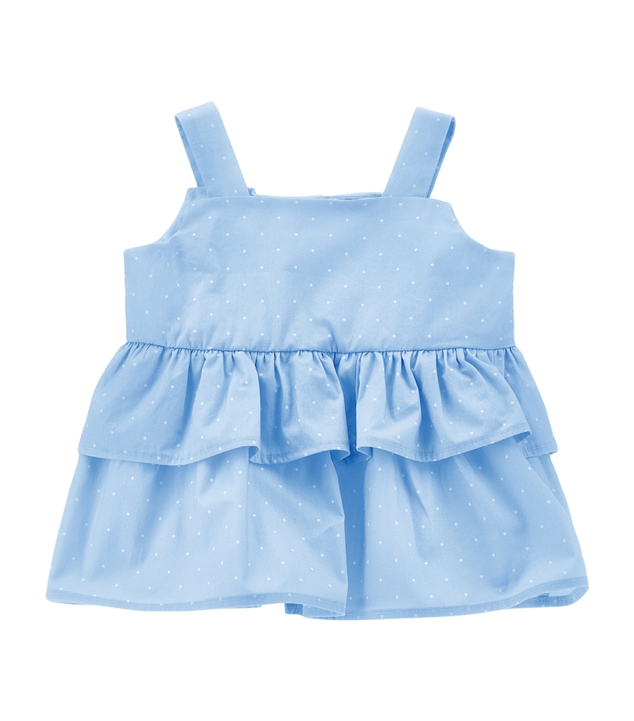 Cotton Tiered Top (2-12 Years) CELESTE Image 1