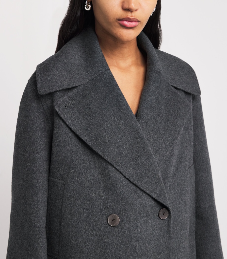Cashmere Delano Coat SMOKE Image 6