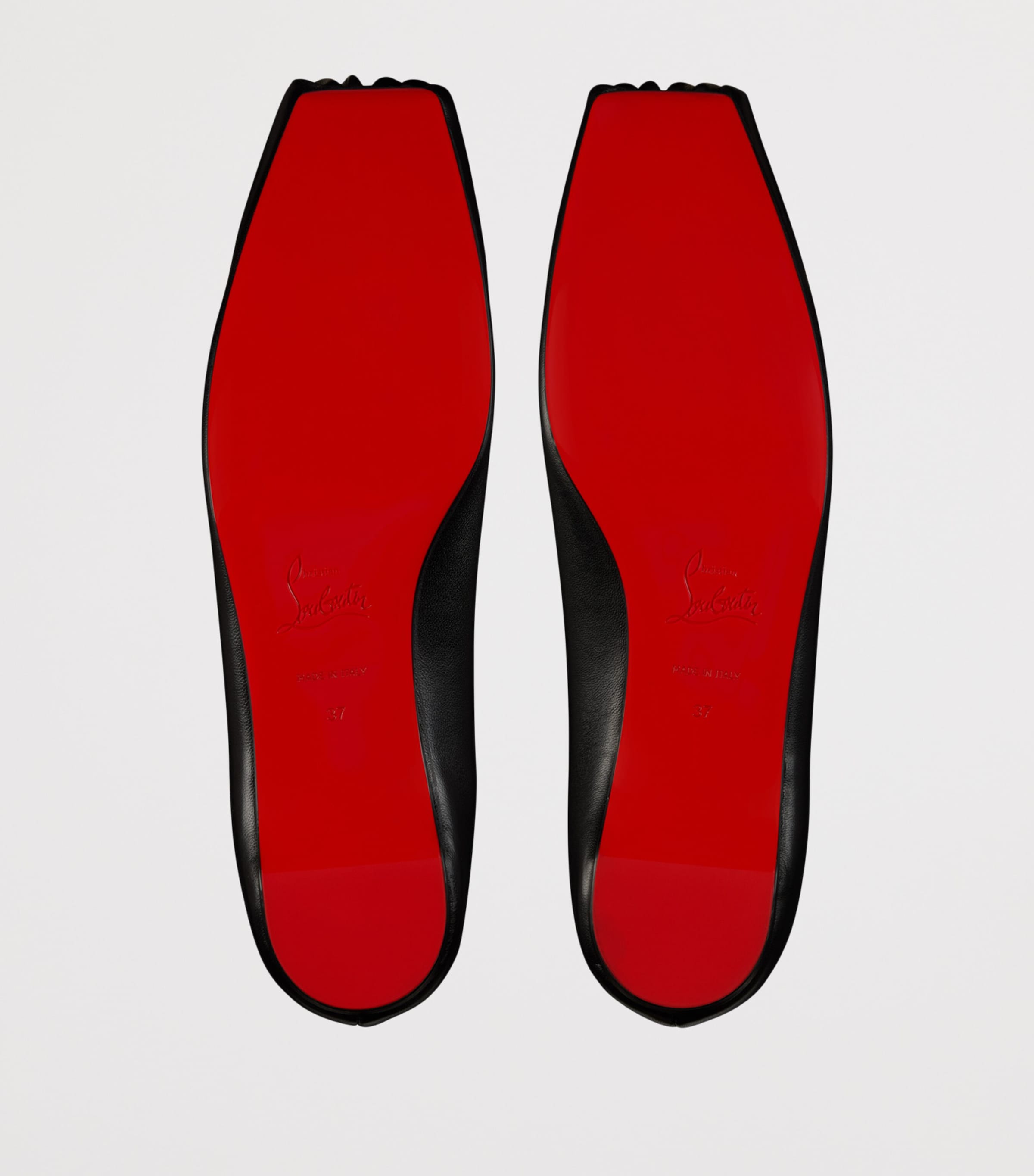 Christian Louboutin Womens Cassia Nodo Leather Ballet Flats Image 5
