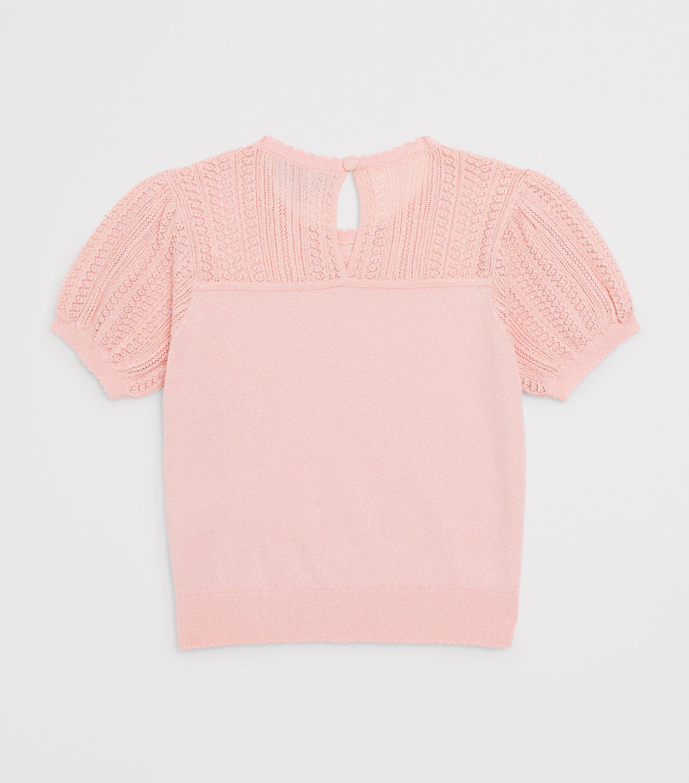 Emporio Armani Kids Two-Tone Top (4-14 Years) Peachskin Image 2
