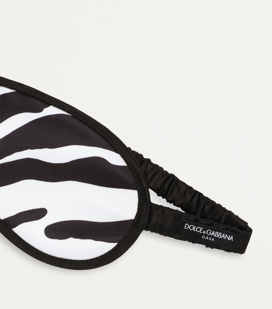 Printed Eye Mask UZ014-ZEBRA BCO/NERO Image 2