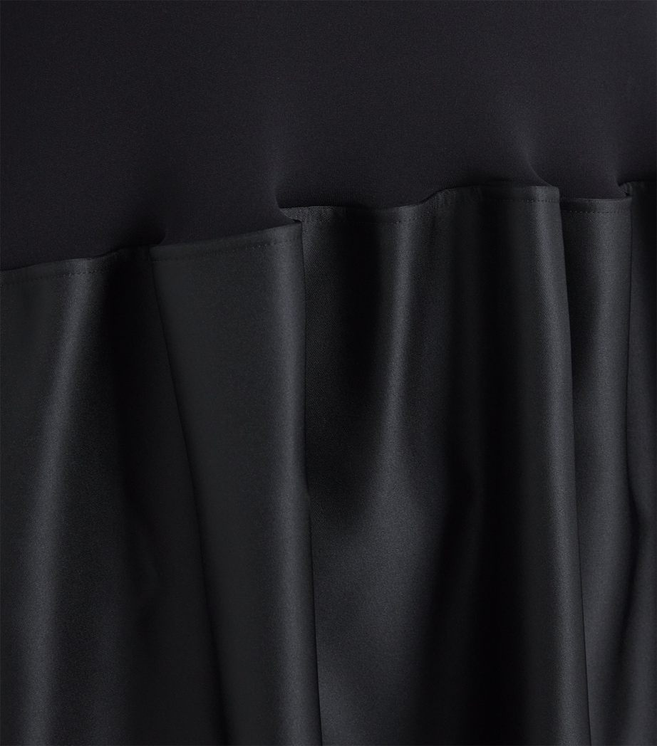 Dropped-Waist Catrin Maxi Dress BLACK Image 5