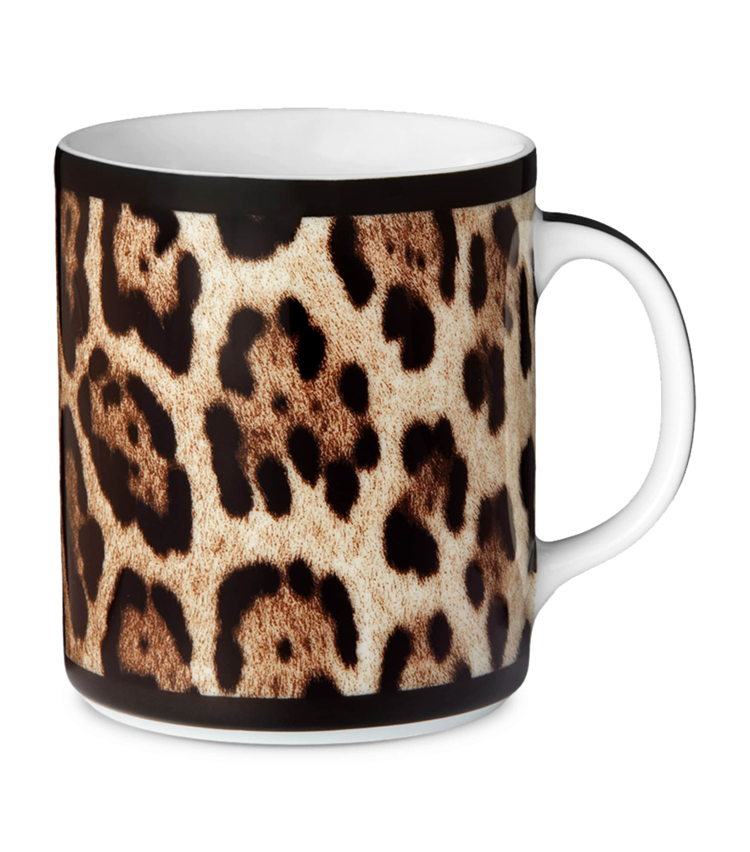 Shop Dolce & Gabbana Casa Leopardo Mug