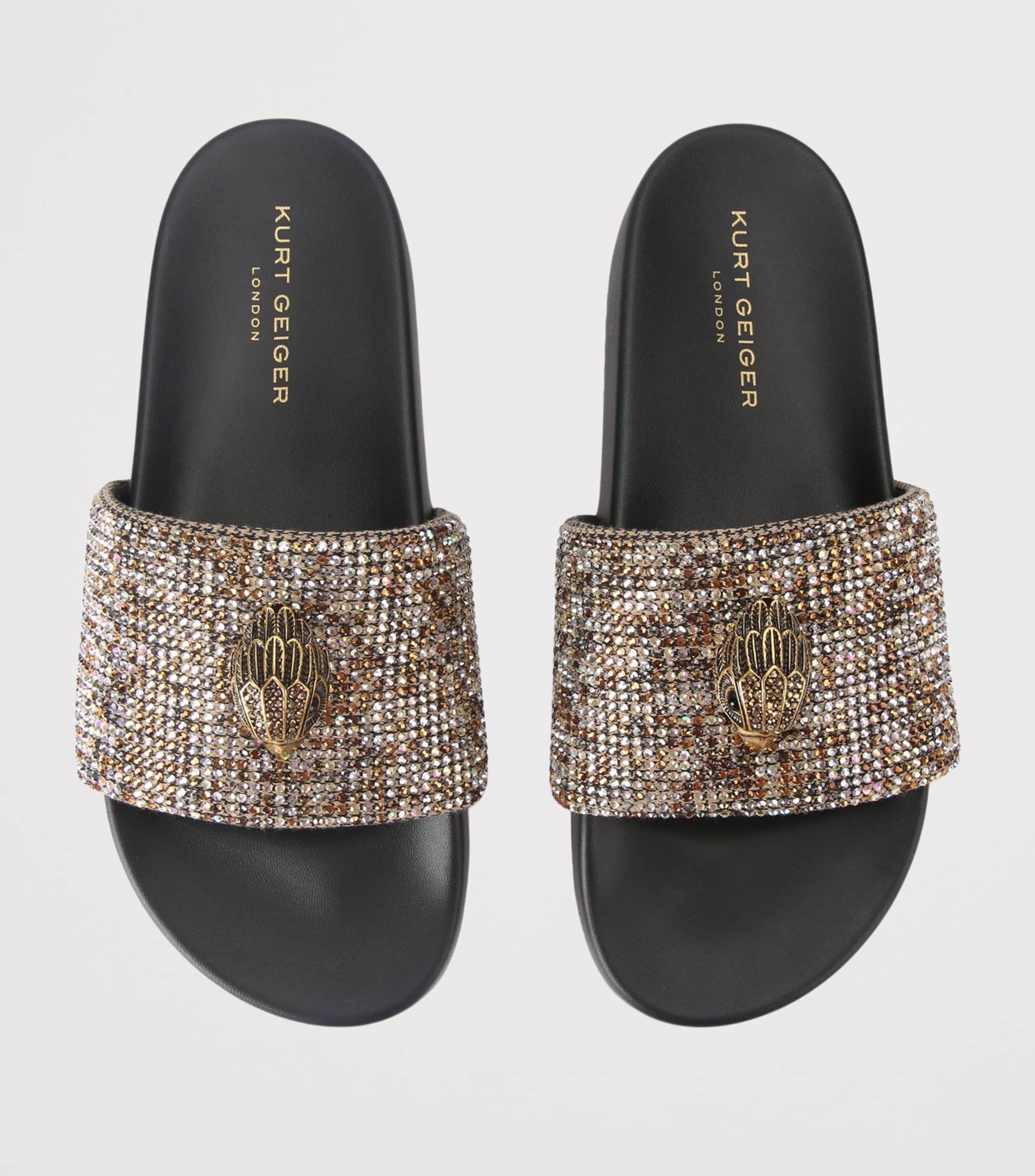 Embellished Brockwell Slides GOLD Image 4