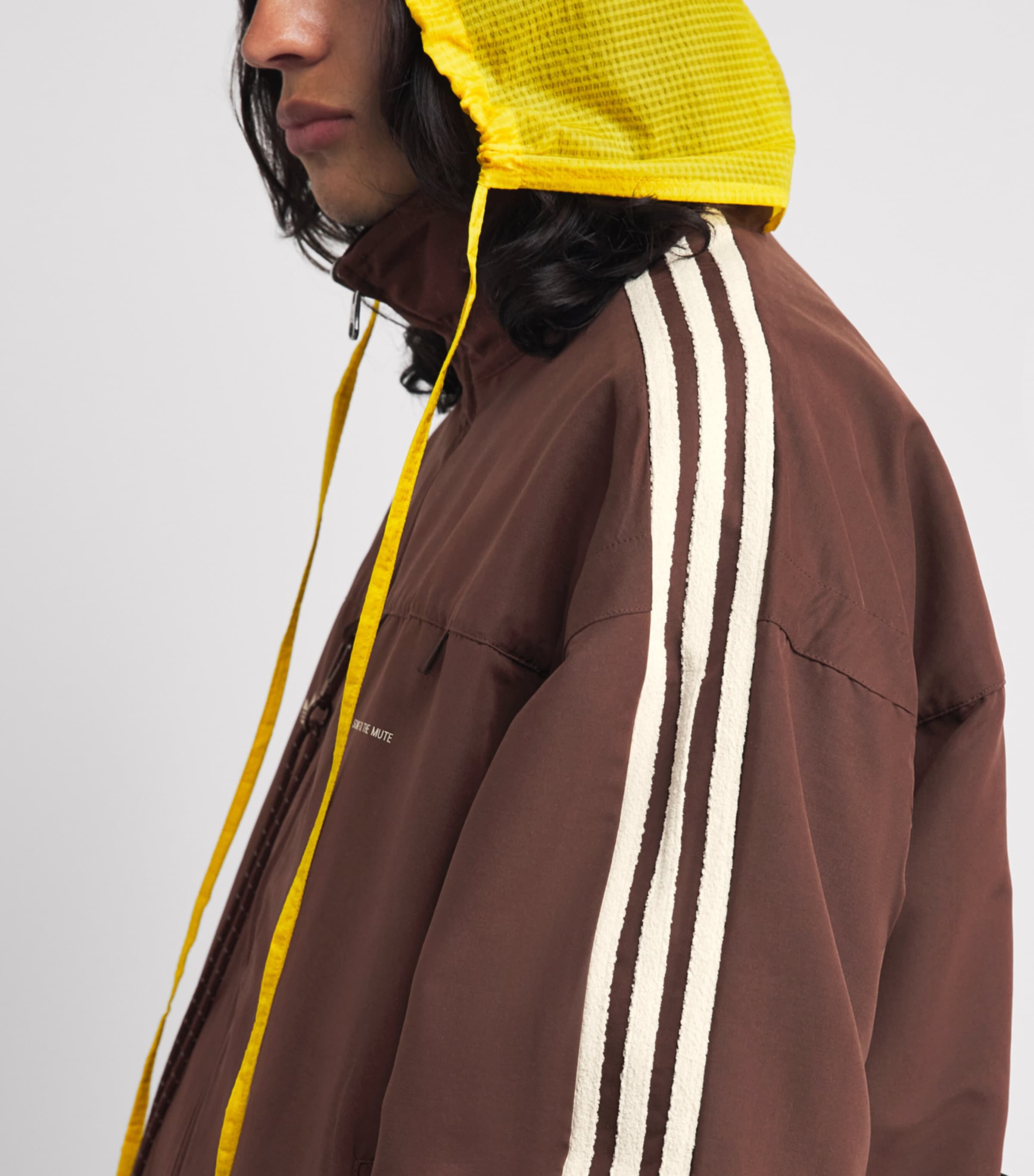 adidas Mens x Song for the Mute Track Jacket Auburn Image 3