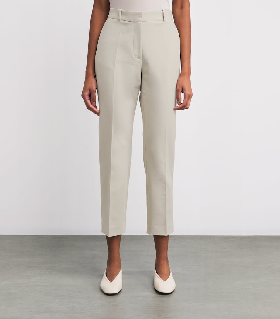 Stretch Toile Tafira Trousers AFFOGATO Image 3