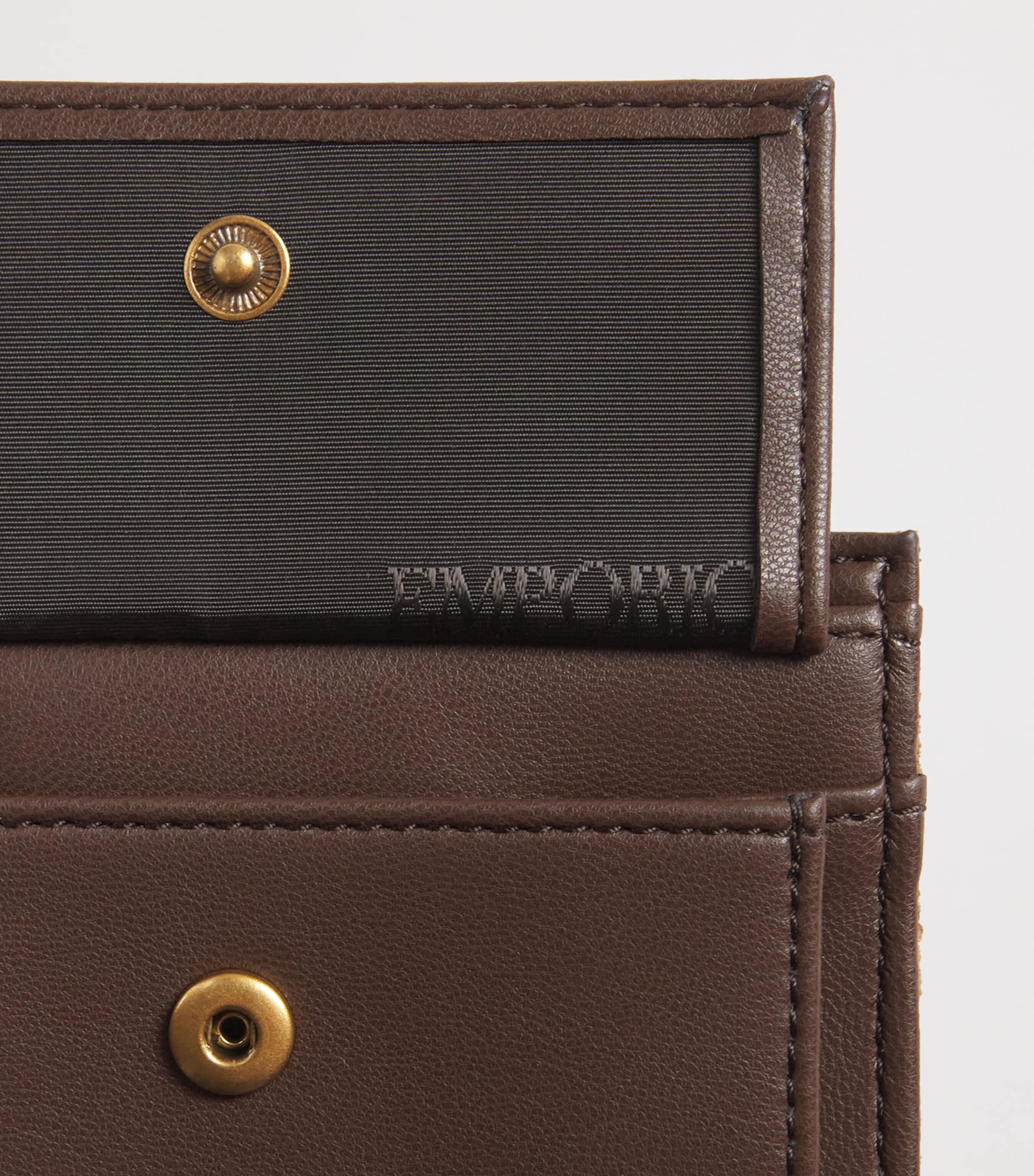 Emporio Armani Suede Embossed Bifold Wallet Image 4