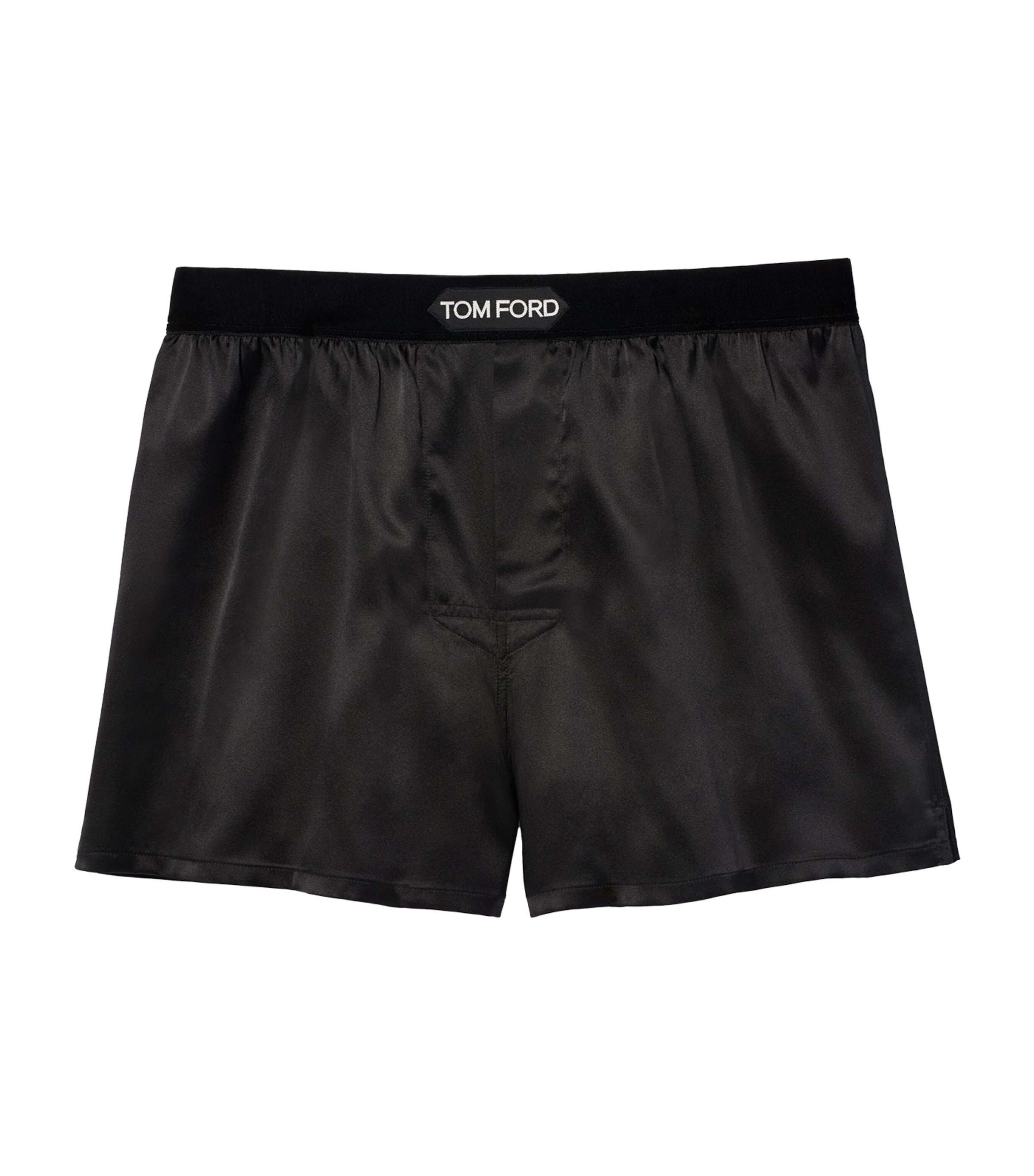 Tom Ford Silk Satin Boxer Briefs In Black
