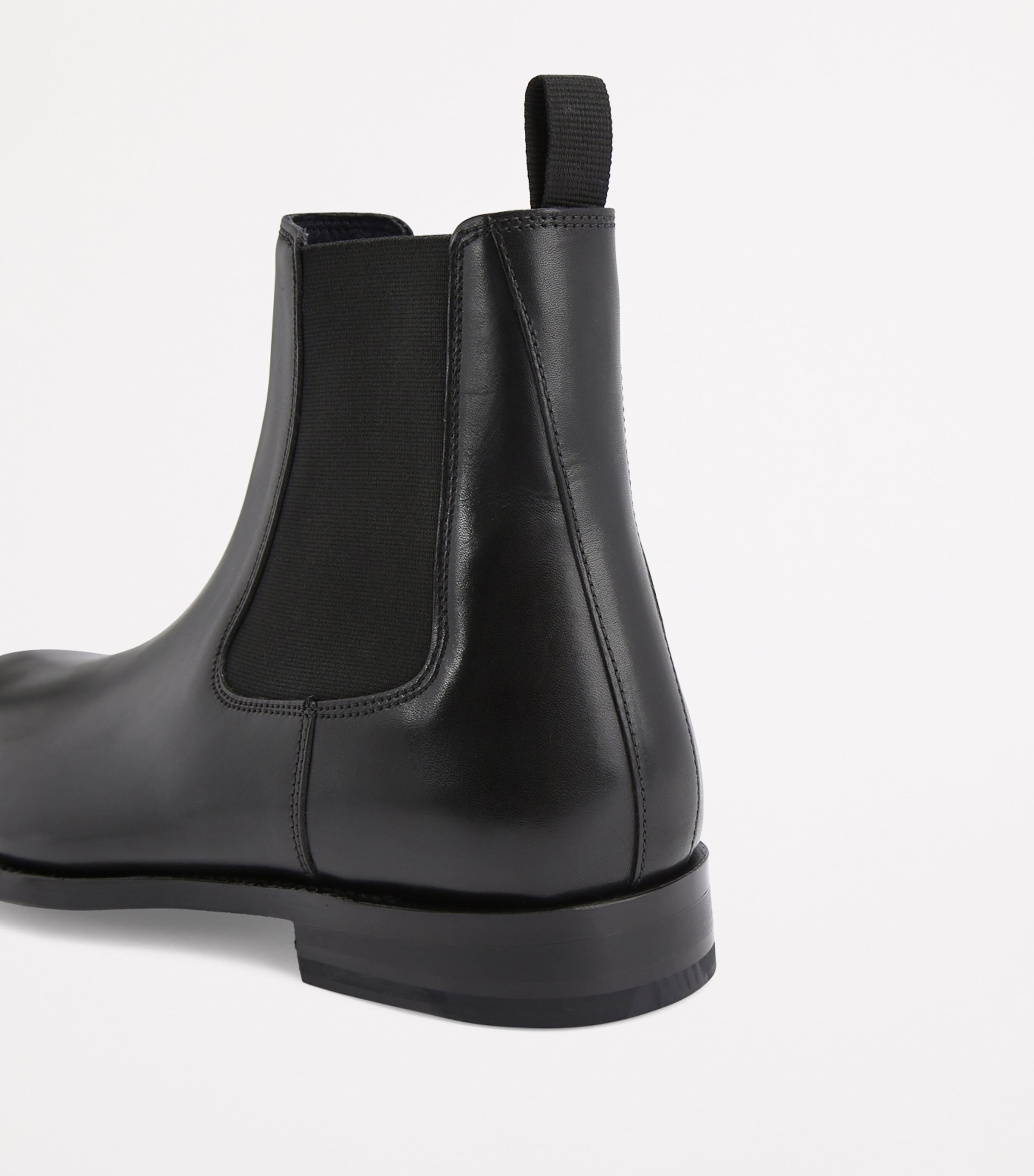 Leather Sloane Chelsea Boots BLACK Image 2