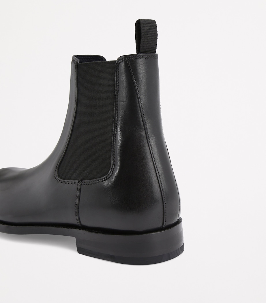 Leather Sloane Chelsea Boots BLACK Image 2
