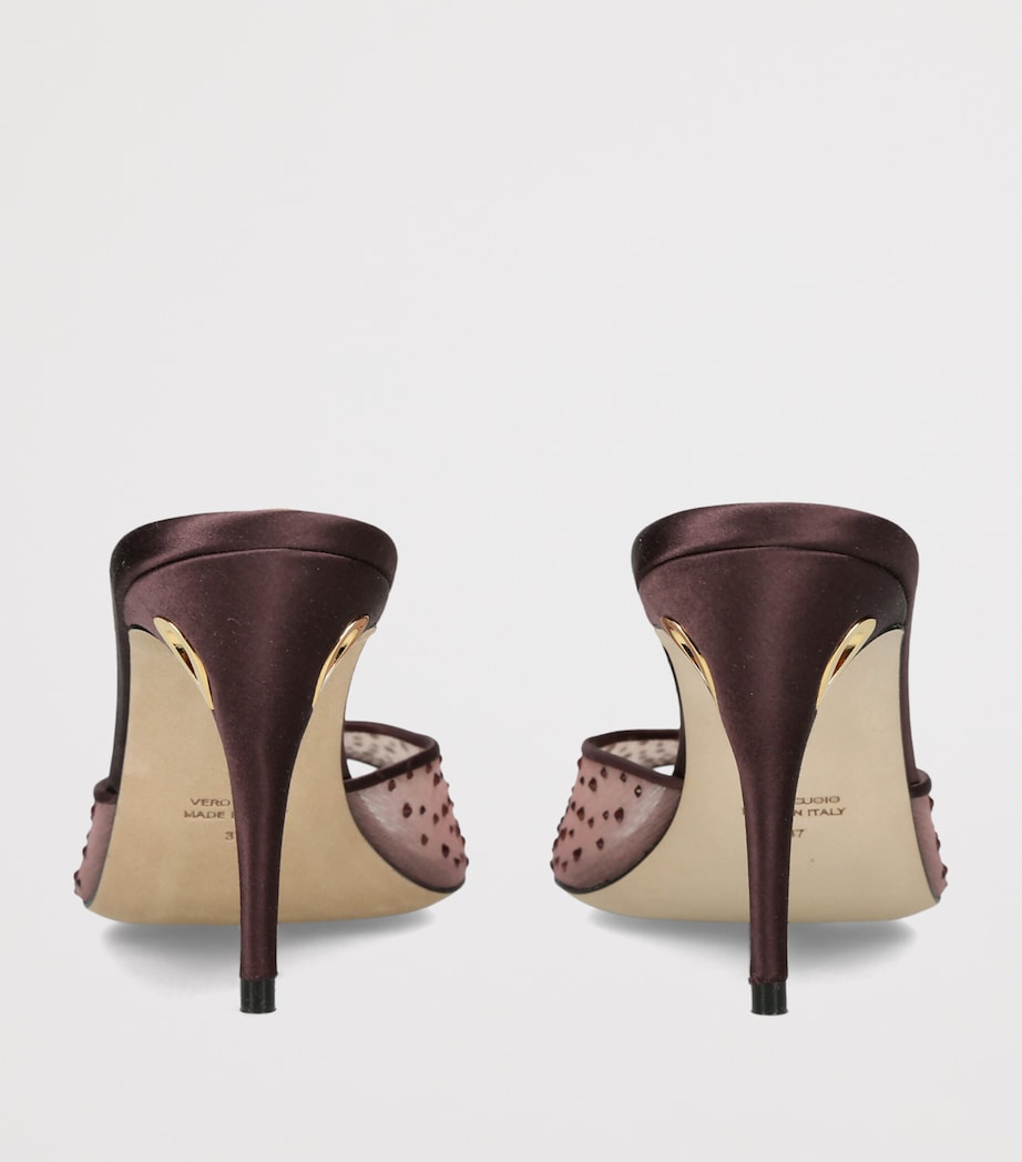 Jennifer Chamandi Lace Guido Mules 85 Purple Image 2