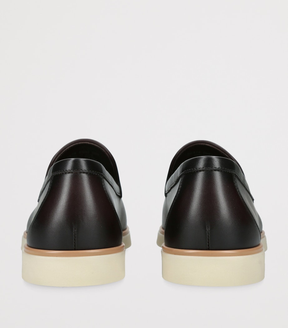 Leather Calpe Loafers DARK BROWN Image 2