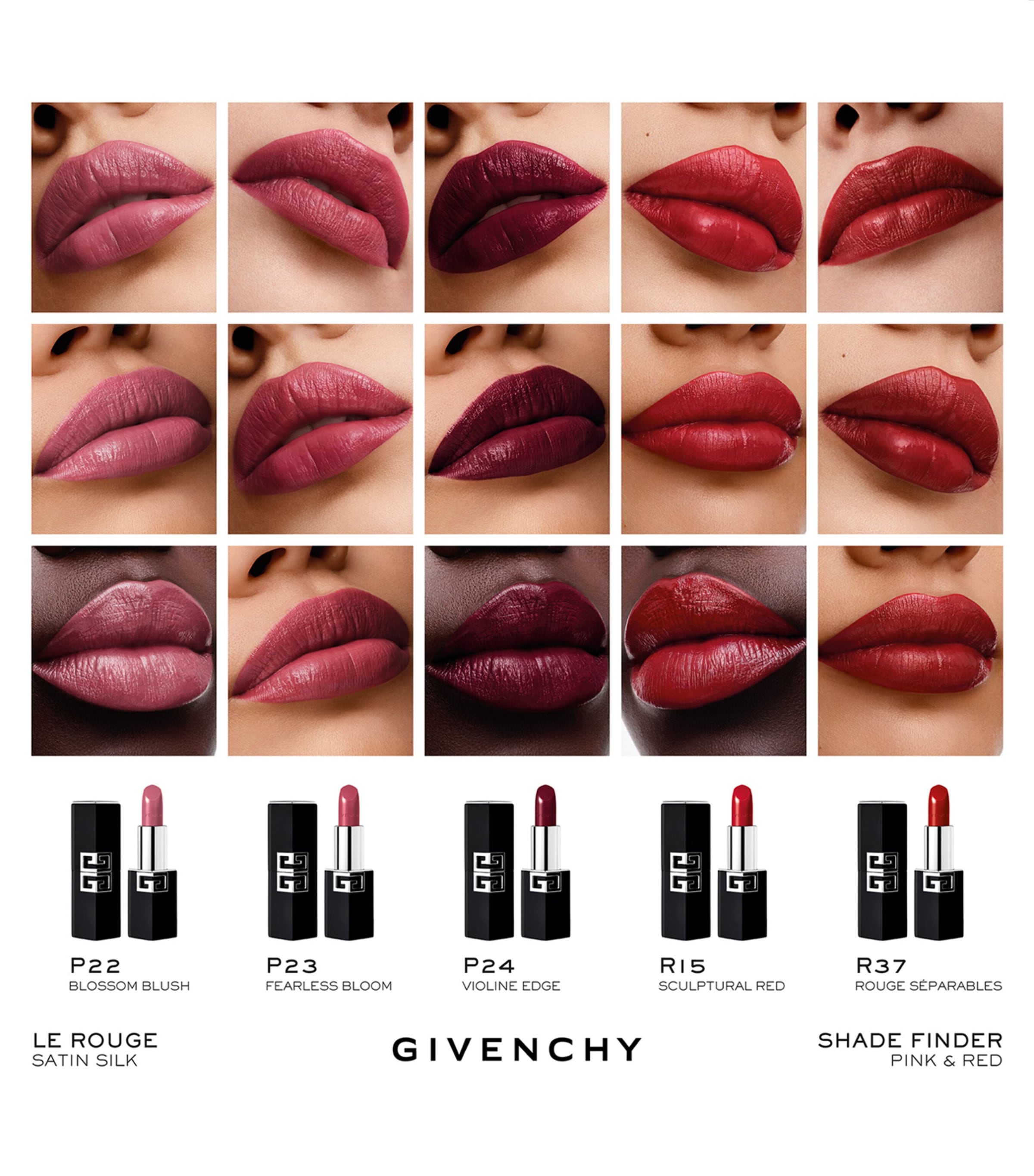 Givenchy Le Rouge Satin Silk High-Definition Lipstick Sculptural Red Image 3