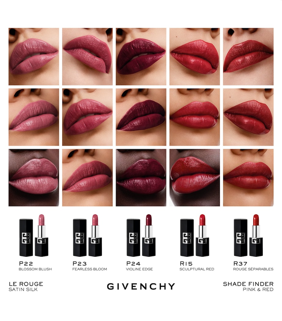 Givenchy Le Rouge Satin Silk High-Definition Lipstick Sculptural Red Image 3