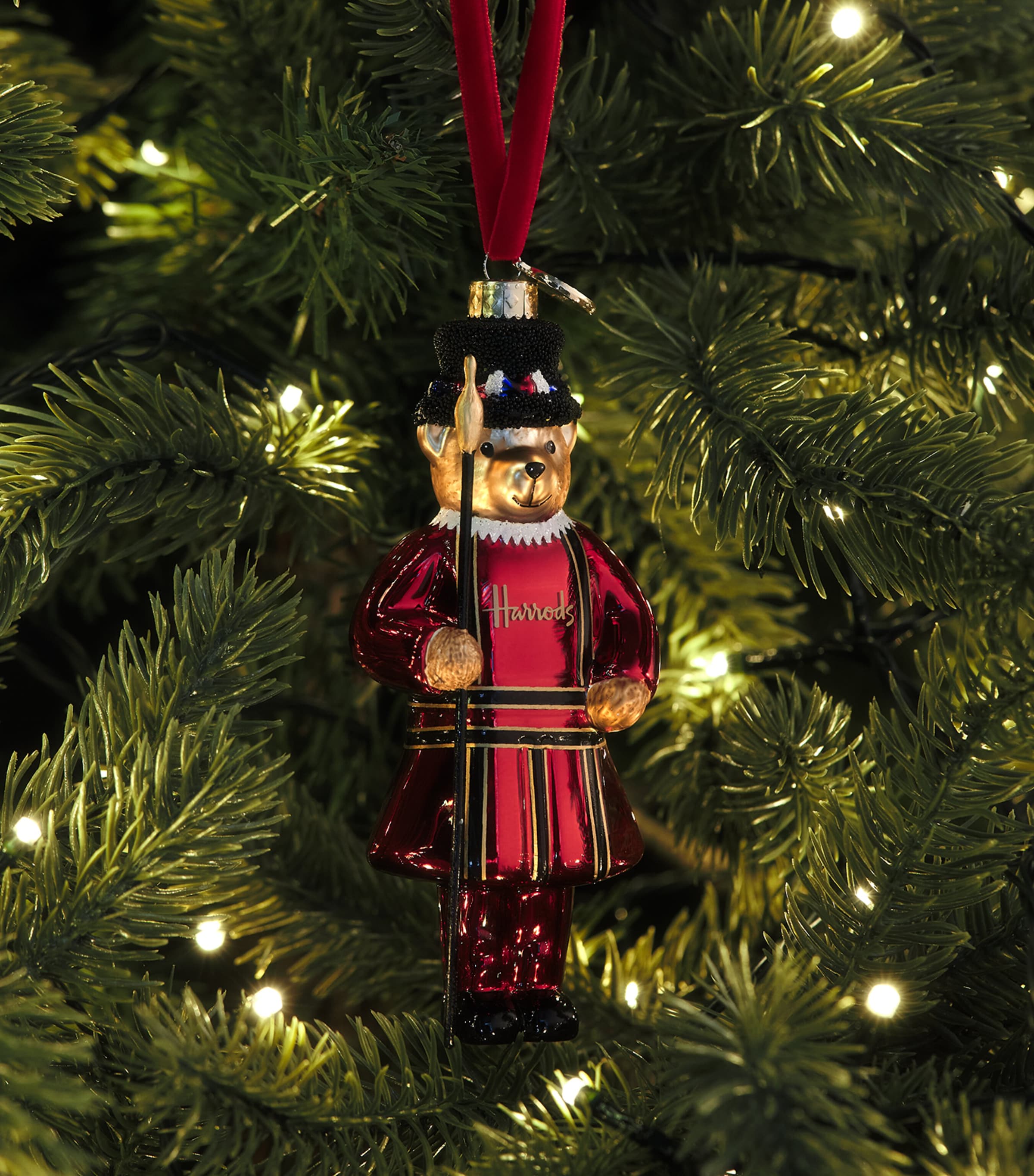 Harrods Harrods Beefeater Bear Tree Decoration Image 3