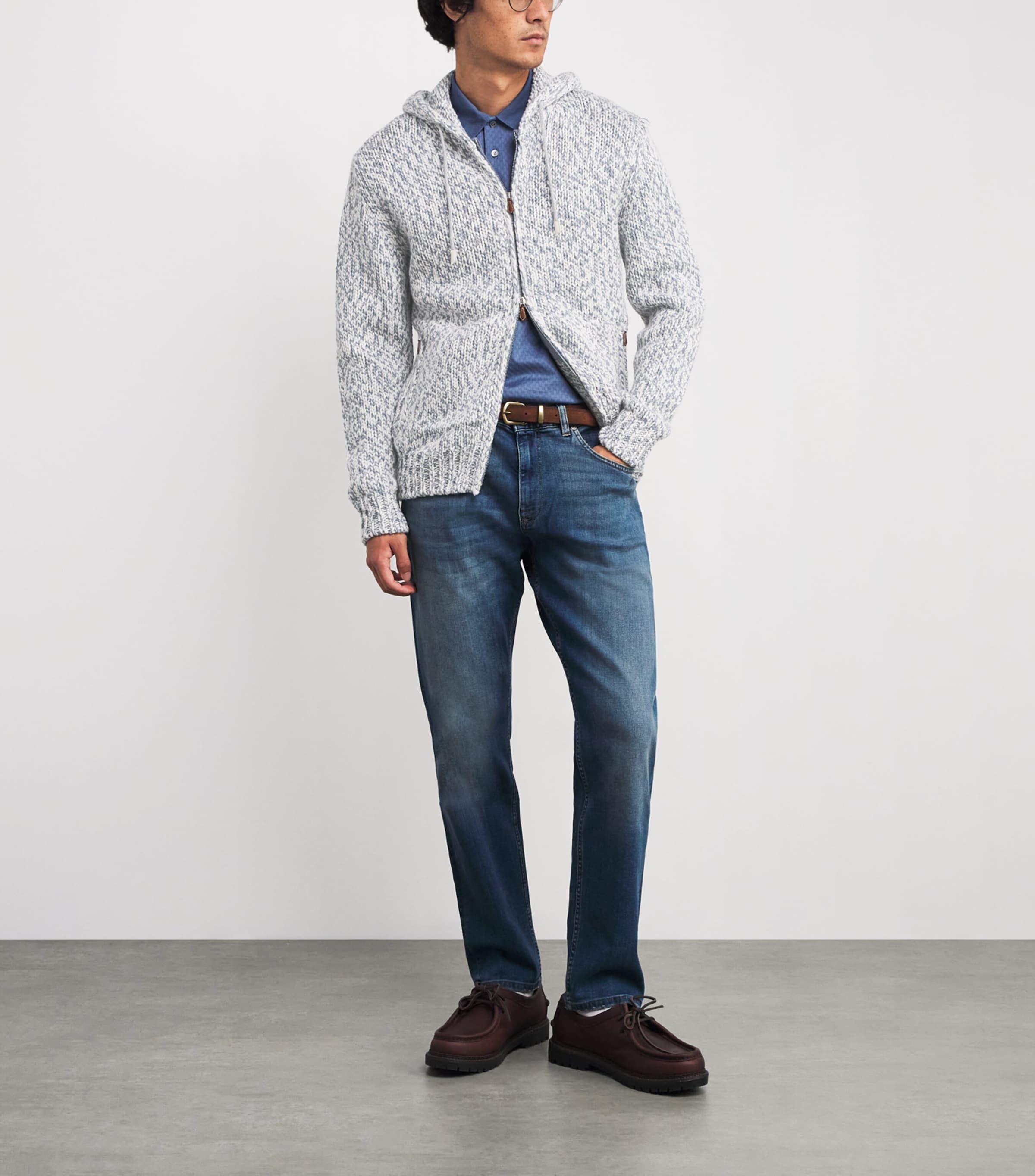 Hooded Zip-Up Sweater ZUCCHERO Image 2