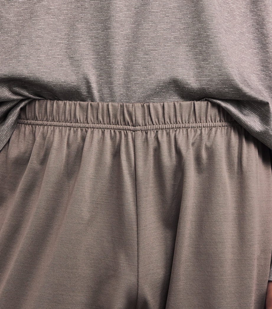 Cotton-Silk Pyjama Set 161 WALNUT STRIPE Image 6