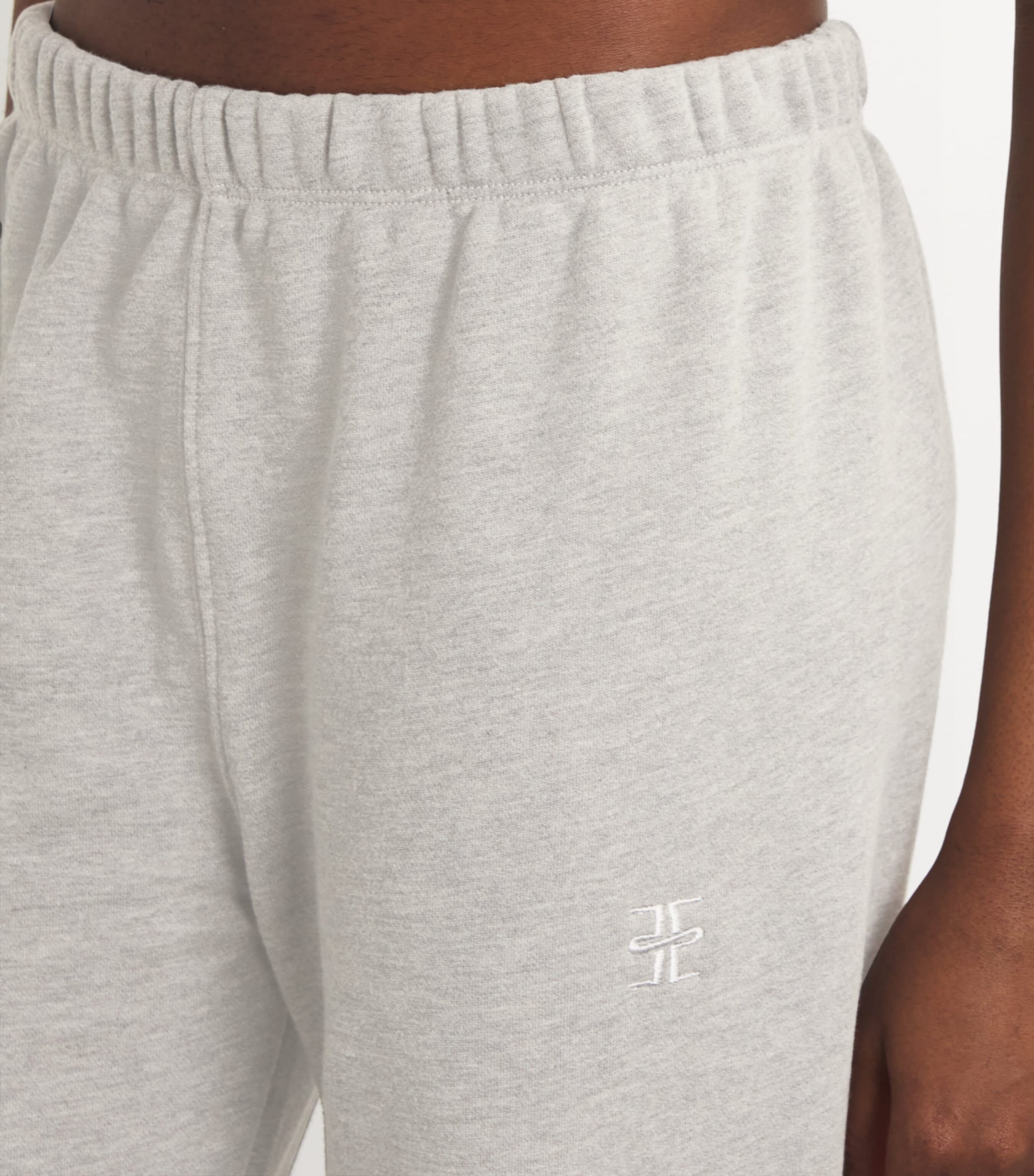 Cotton-Modal Sweatpants HEATHER GREY Image 6