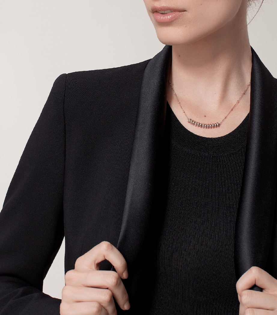 Small Rose Gold Clash de Cartier Necklace ROSE GOLD Image 2