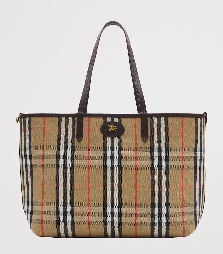 Medium Leather Reversible Bloomsbury Tote PEATSAND Image 4