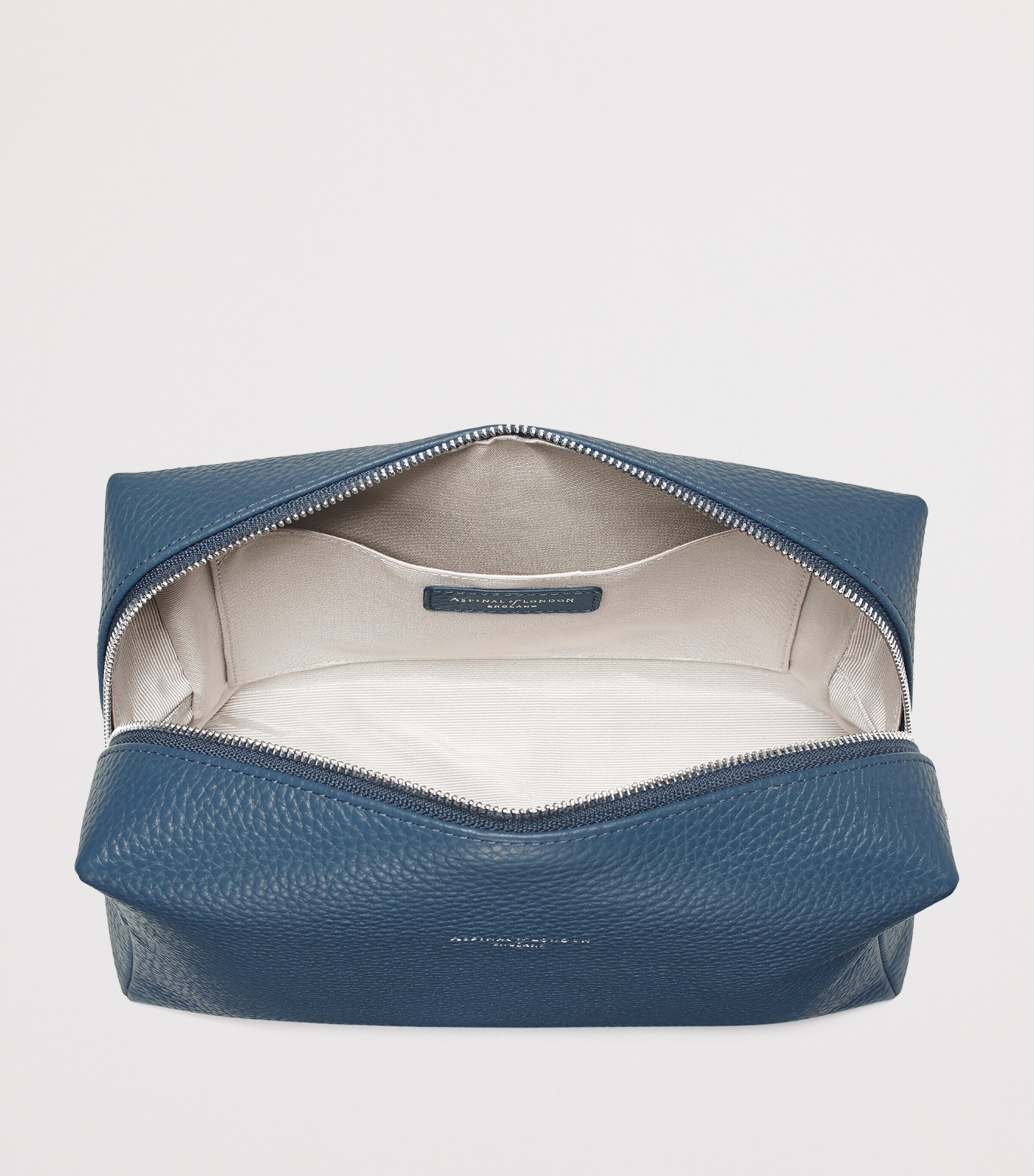 Large Leather London Cosmetic Case TOPAZ Image 4