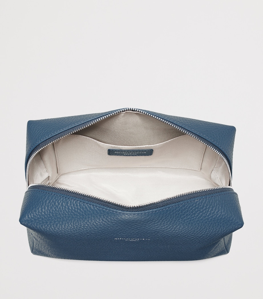 Large Leather London Cosmetic Case TOPAZ Image 4