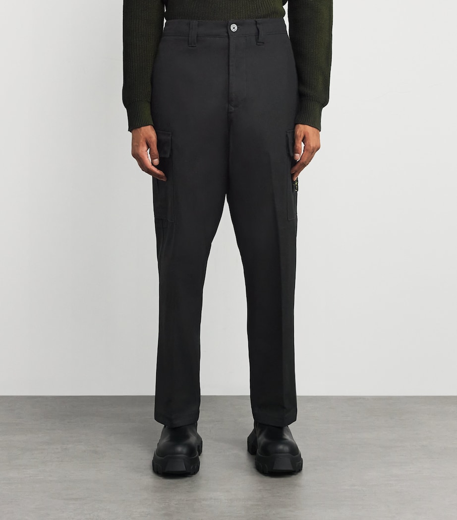 Cotton Cargo Trousers V0029 Image 3