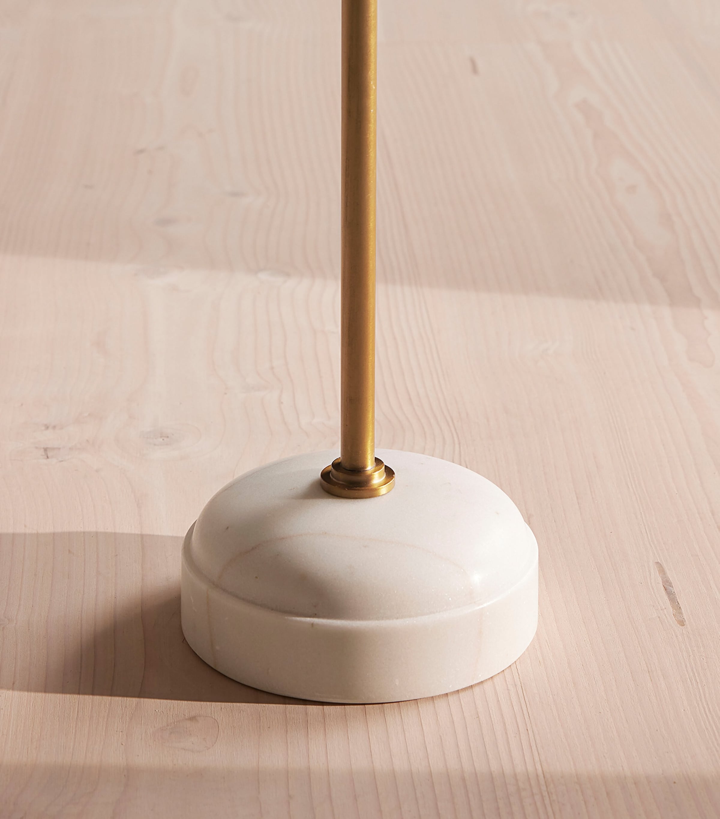 Soho Home Medium Marble Fleet Side Table White Image 3