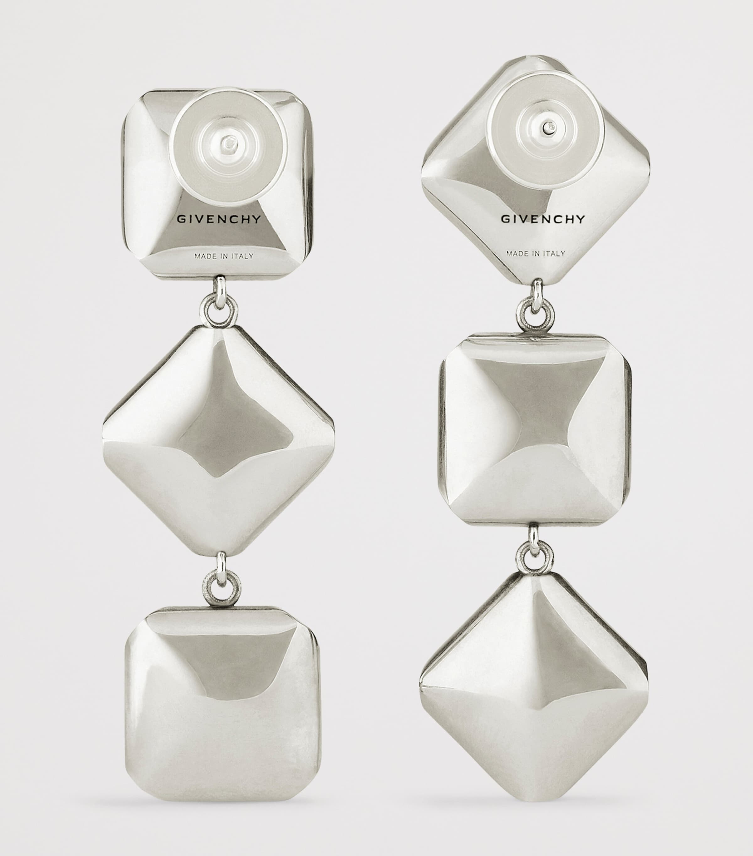 Givenchy Deconstructed Long Earrings Antic Silvery Image 4