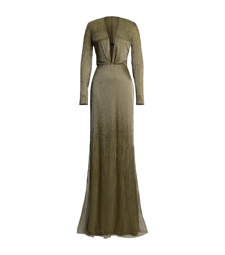 Beaded Stacy Maxi Dress DUSTY SAGE Image 1