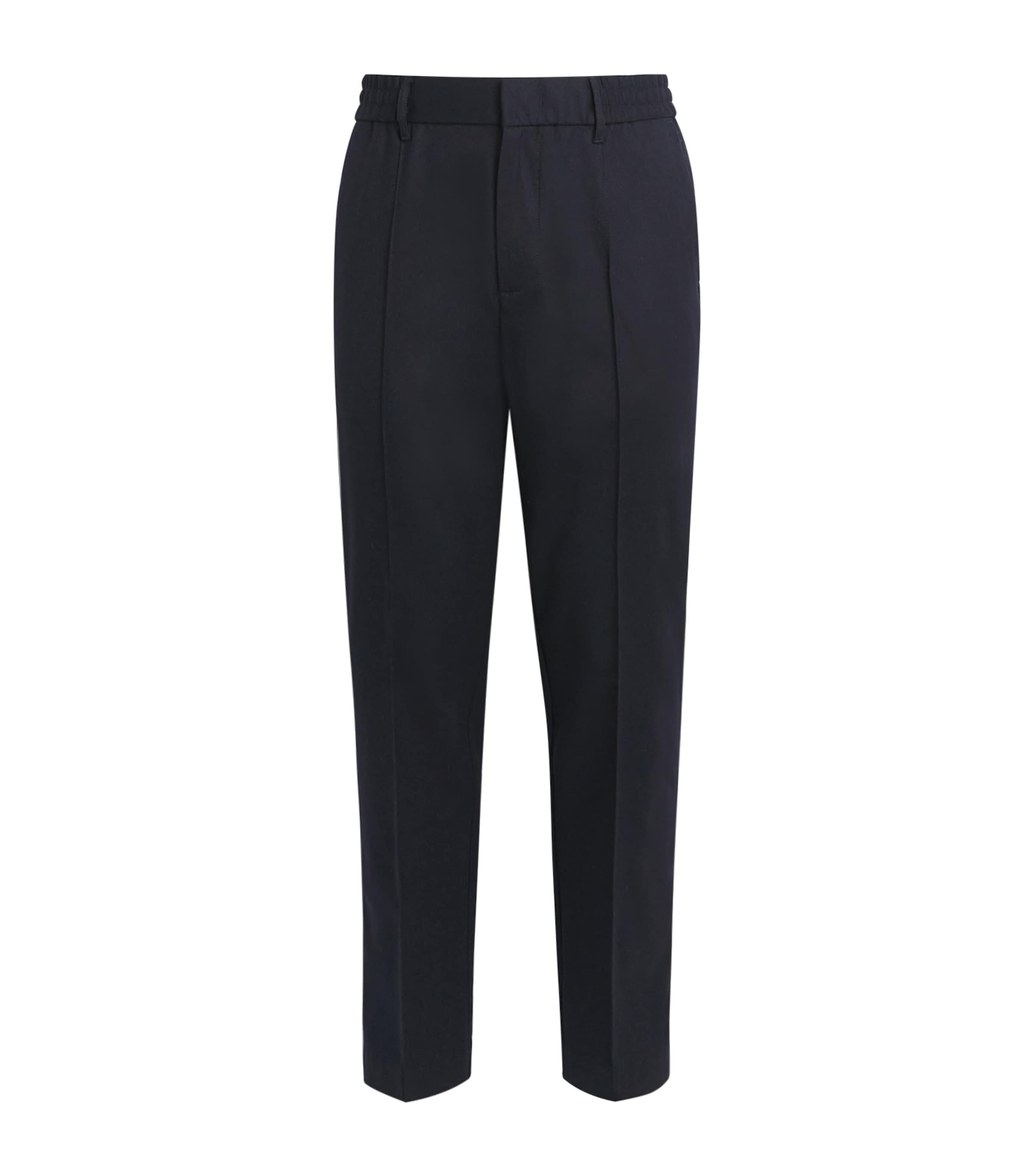 Emporio Armani Stretch-Virgin Wool Trousers | Men New In | Mens Clothing | Men Clothing | Trousers | Casual Trousers | Designers | Emporio Armani