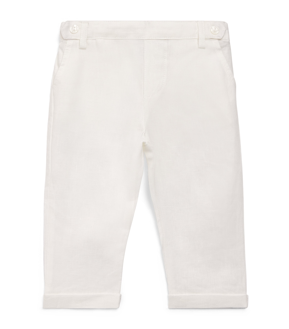 Linen Ceremony Trousers (3 Months - 4 Years) 1BLANC Image 1