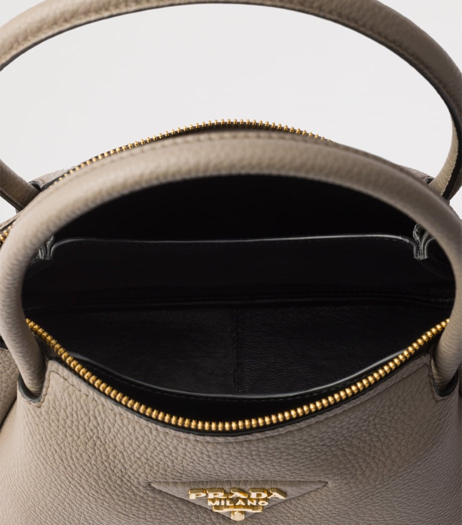 Small Leather Top-Handle Bag F03QH Image 4