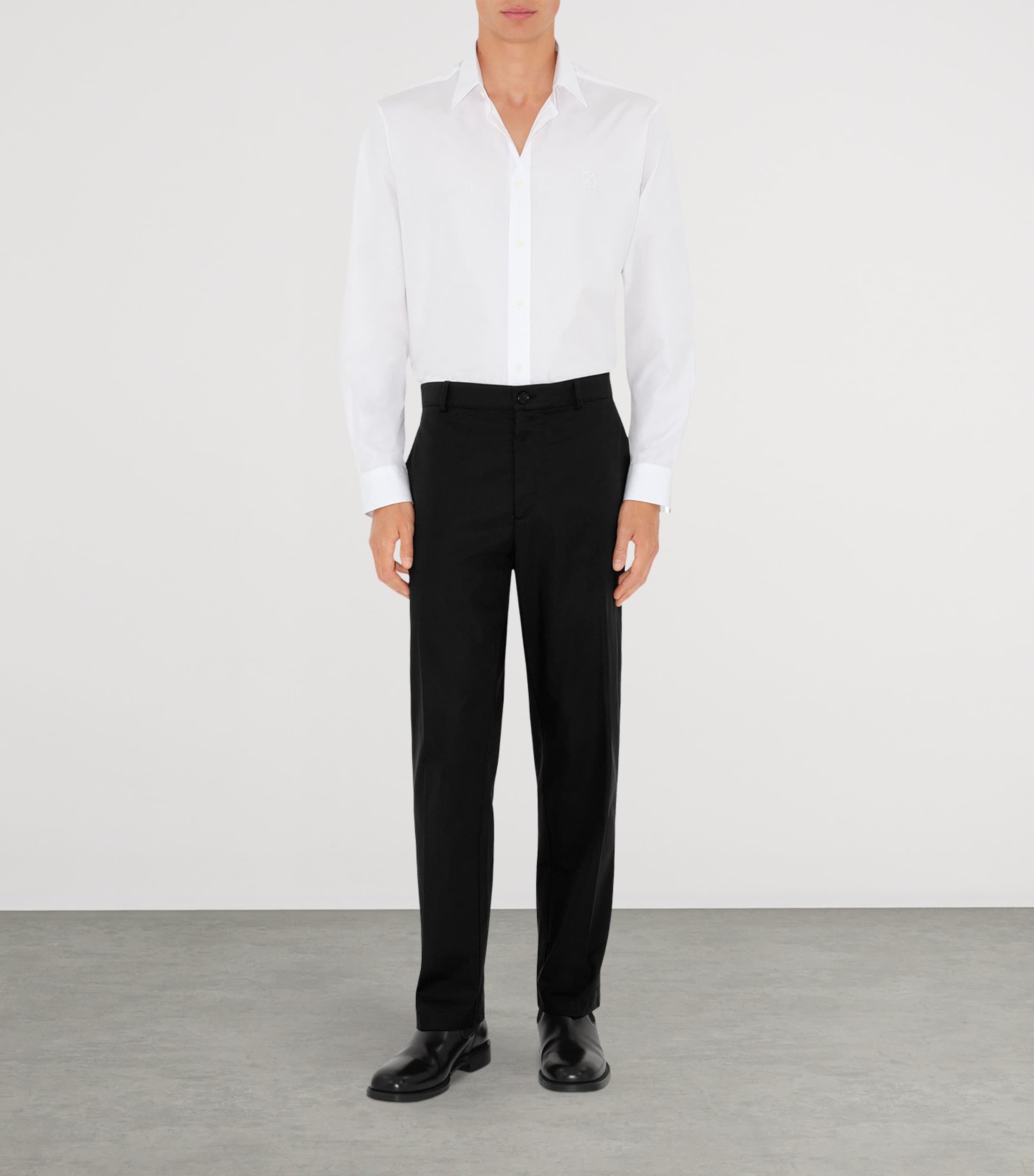 Cotton Chinos BLACK Image 2