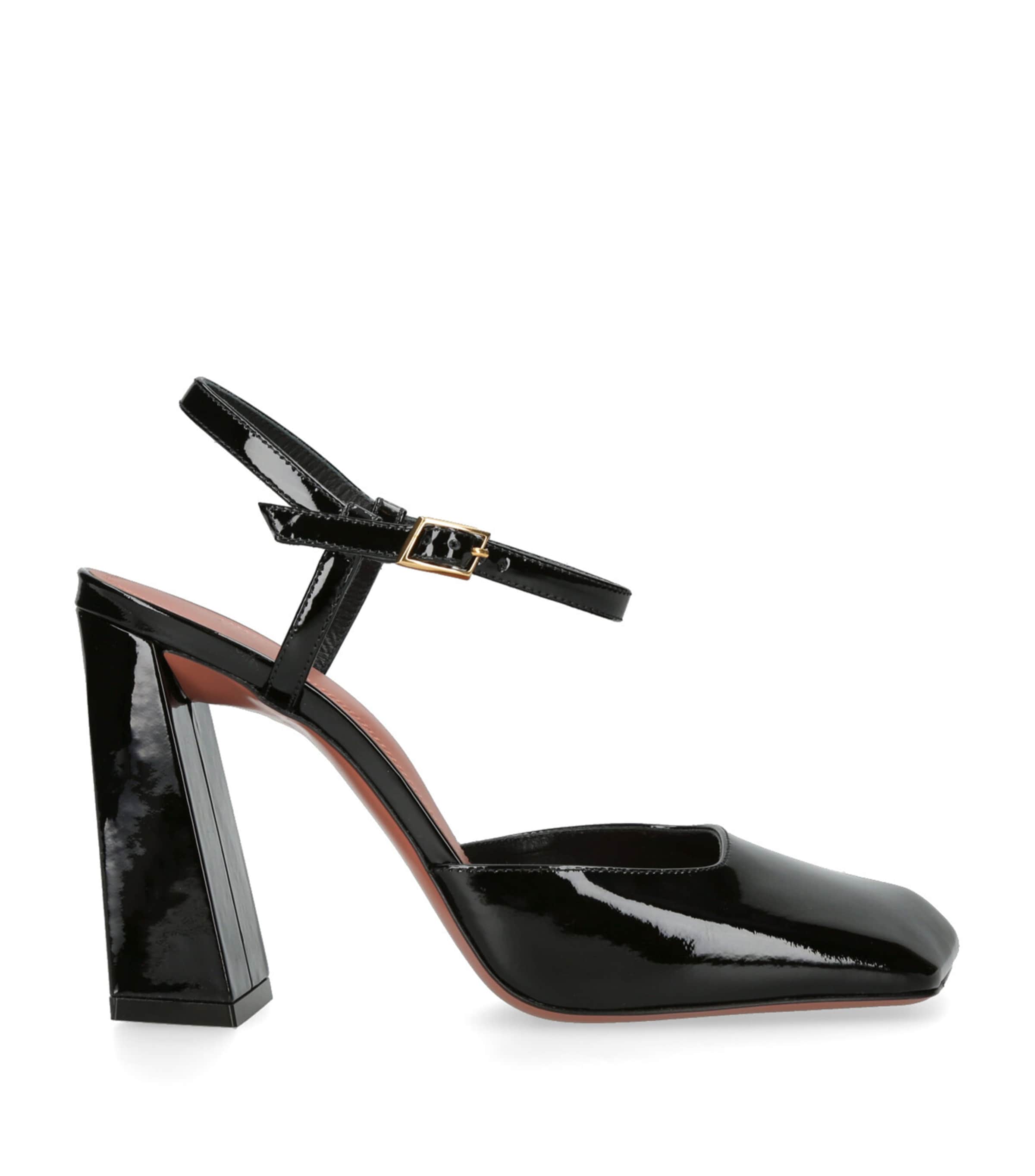 サンダル・ミュール AMINA MUADDI Grape leather Charlotte pumps Amina Muaddi Charlotte Pumps | italist | REVERSIBLE