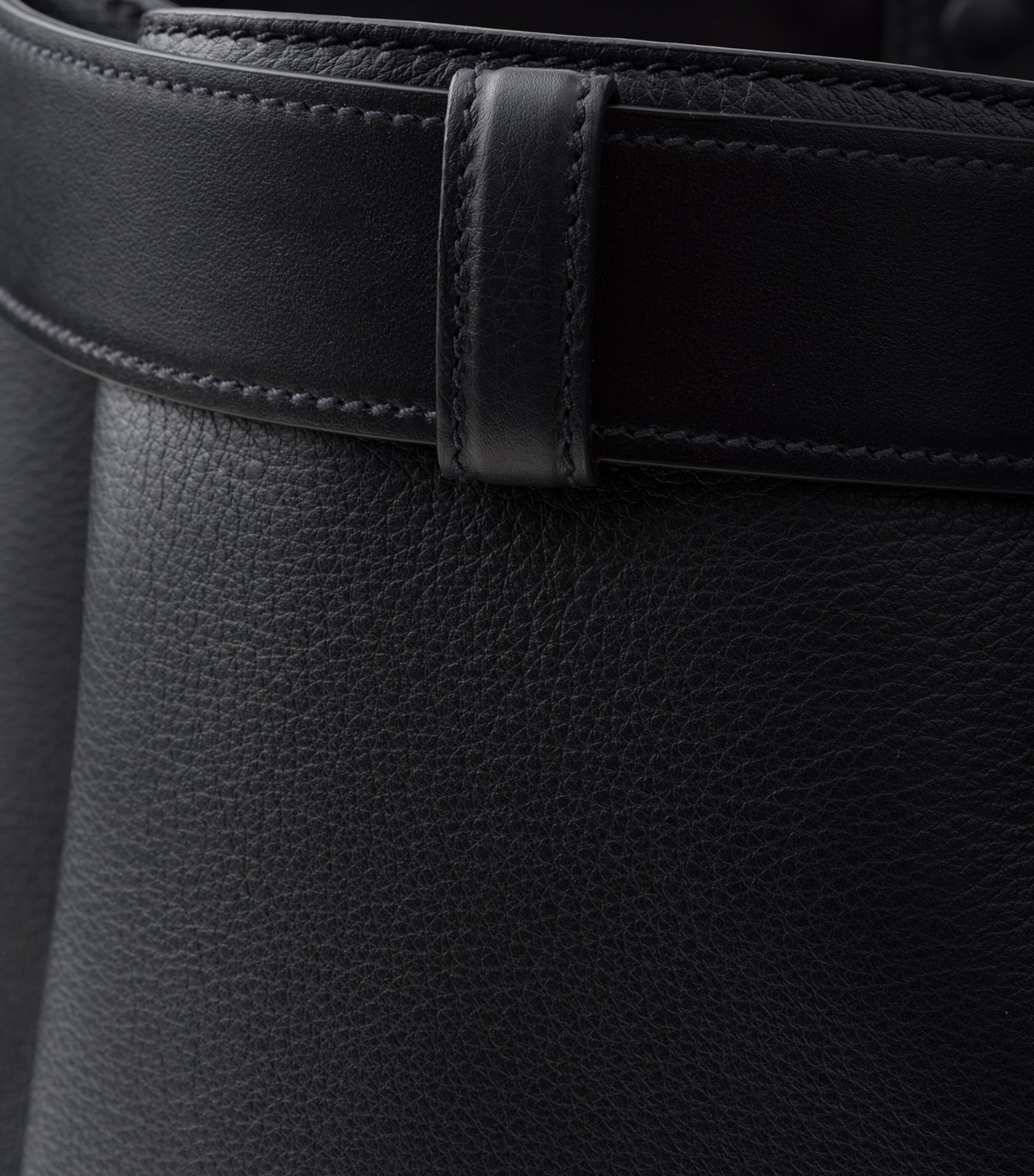 Leather Buckle Tote Bag F0002 Image 5