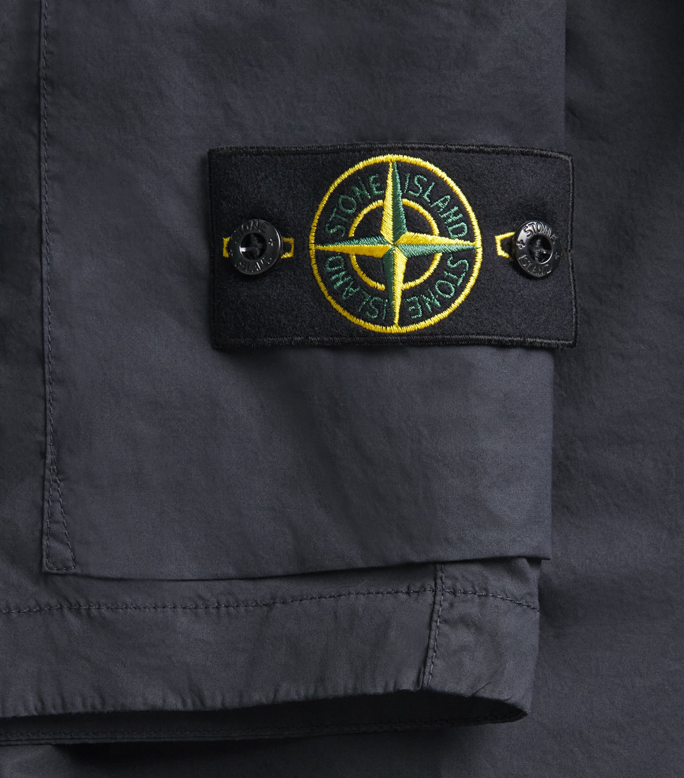 Stone Island Mens Stretch-Cotton Tela Bermuda Shorts Image 6