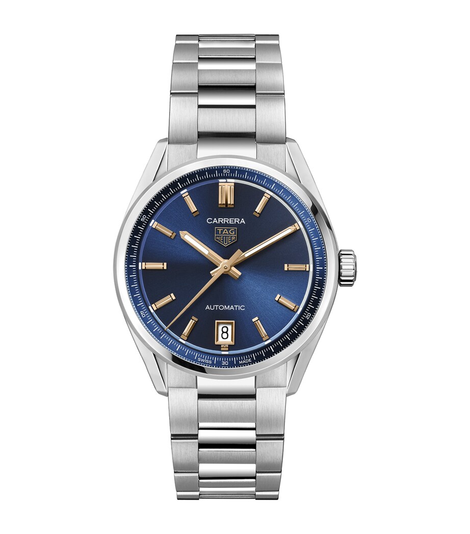 TAG Heuer Stainless Steel Carrera Watch 36mm Blue Image 1