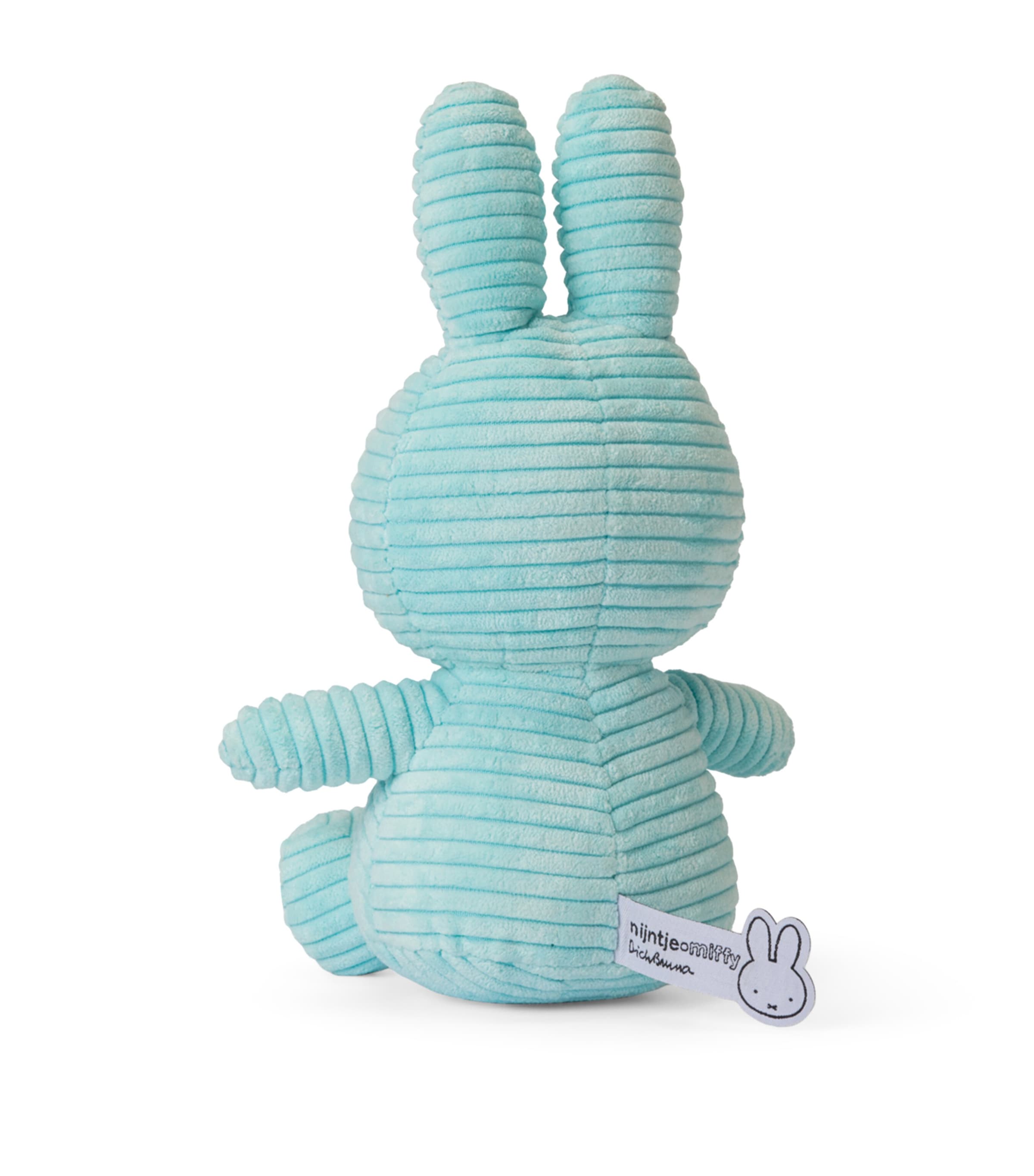 MIFFY Corduroy Miffy Soft Toy (23cm) Turquoise Image 3