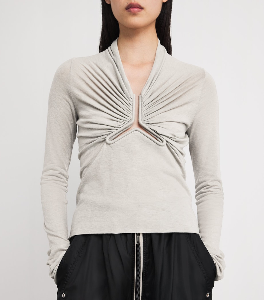 Ruched Allanah Top 08 PEARL Image 6