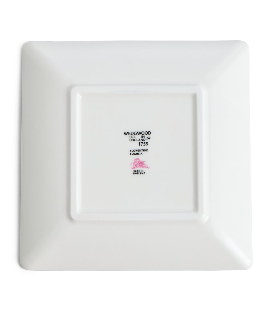 Florentine Fuchsia Square Tray (14cm) PINK Image 5