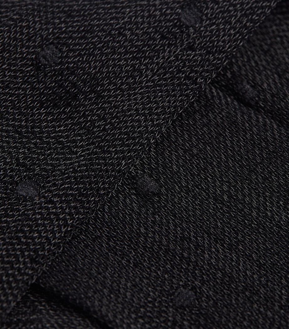 Polka Dot Pop Socks 3009 BLACK Image 4