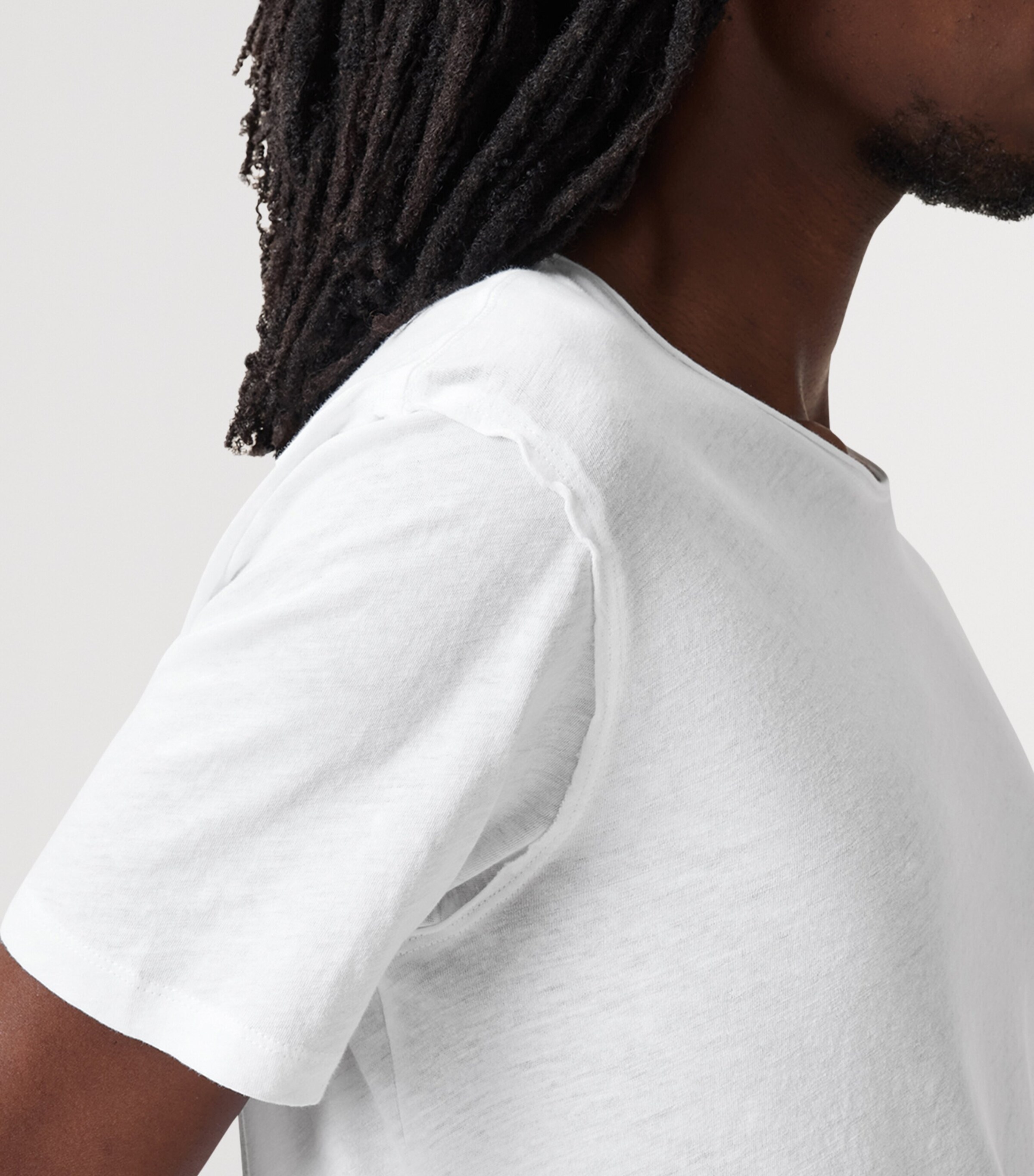 Organic Cotton Figure T-Shirt OPTIC WHITE Image 5