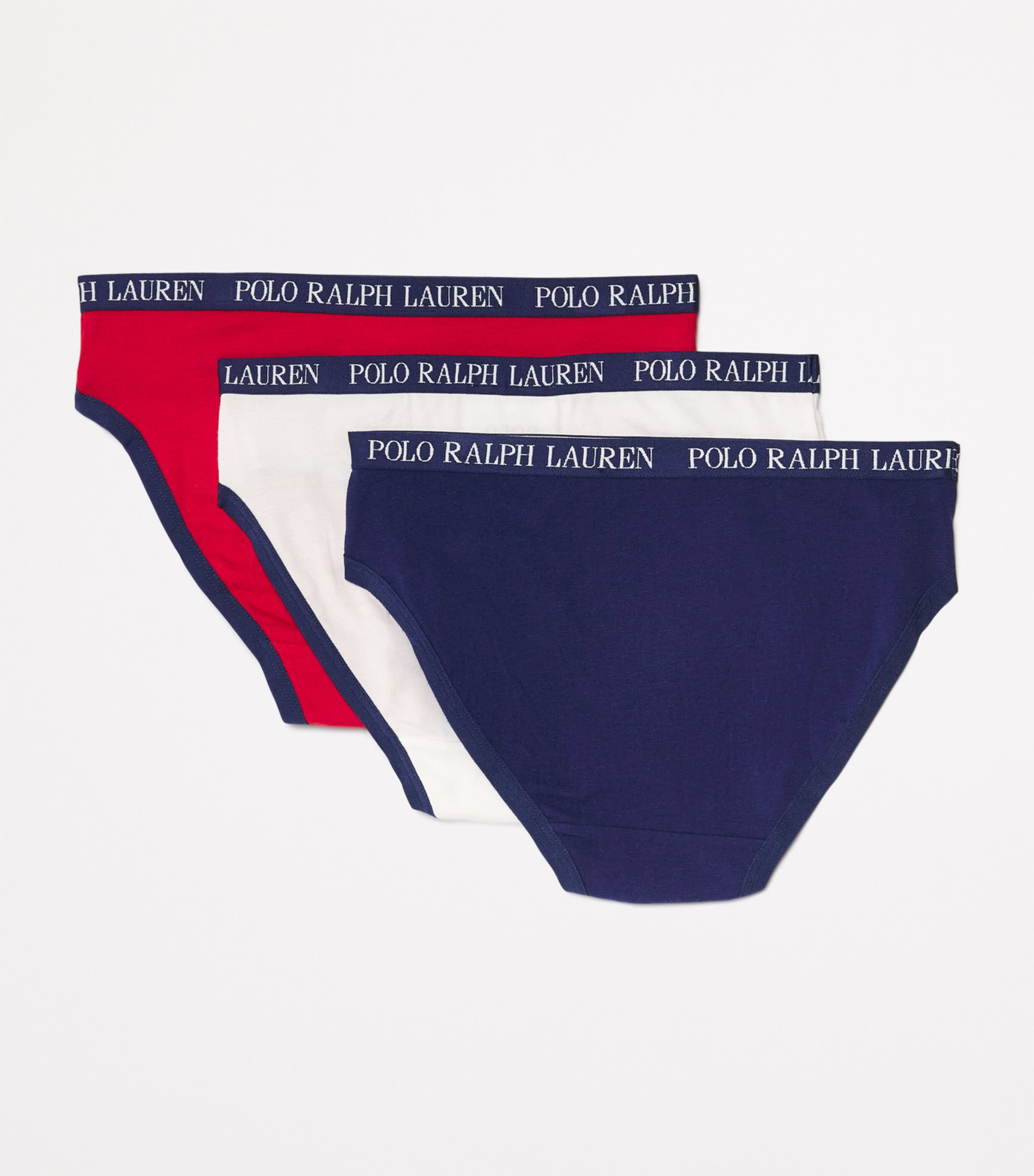 Set of 3 Briefs (6-14 Years) NEWPORT NAVY Image 2